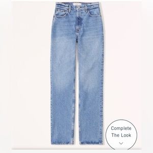 Abercrombie Ultra High Rise 90s Straight Jean